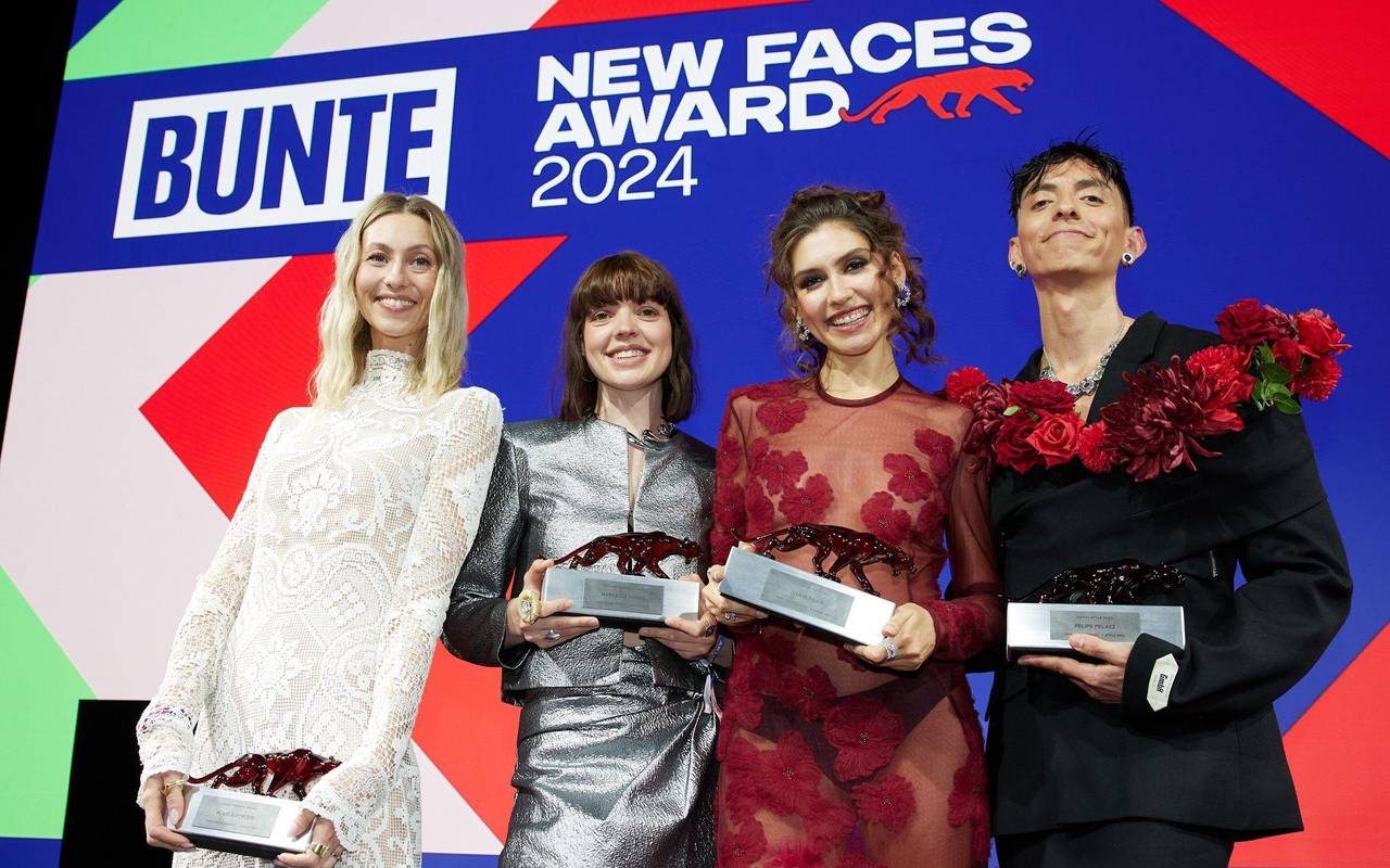 Verleihung „Bunte New Faces Award" in der Kategorie Style