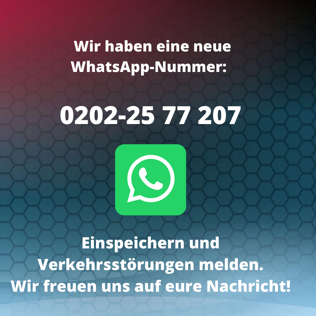 Neue Whatsapp-Nummer - Radio Wuppertal