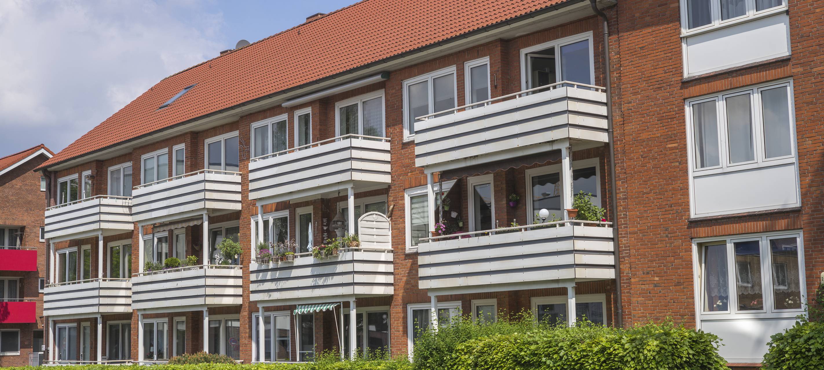 Wohnungen, Balkon