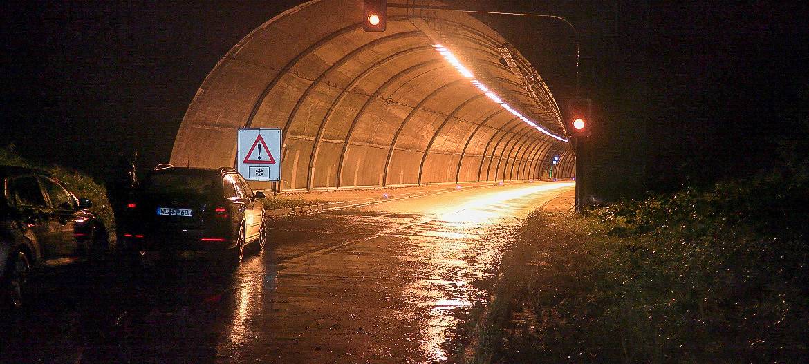 Wieder Arbeiten am Kiesberg- und Burgholztunnel