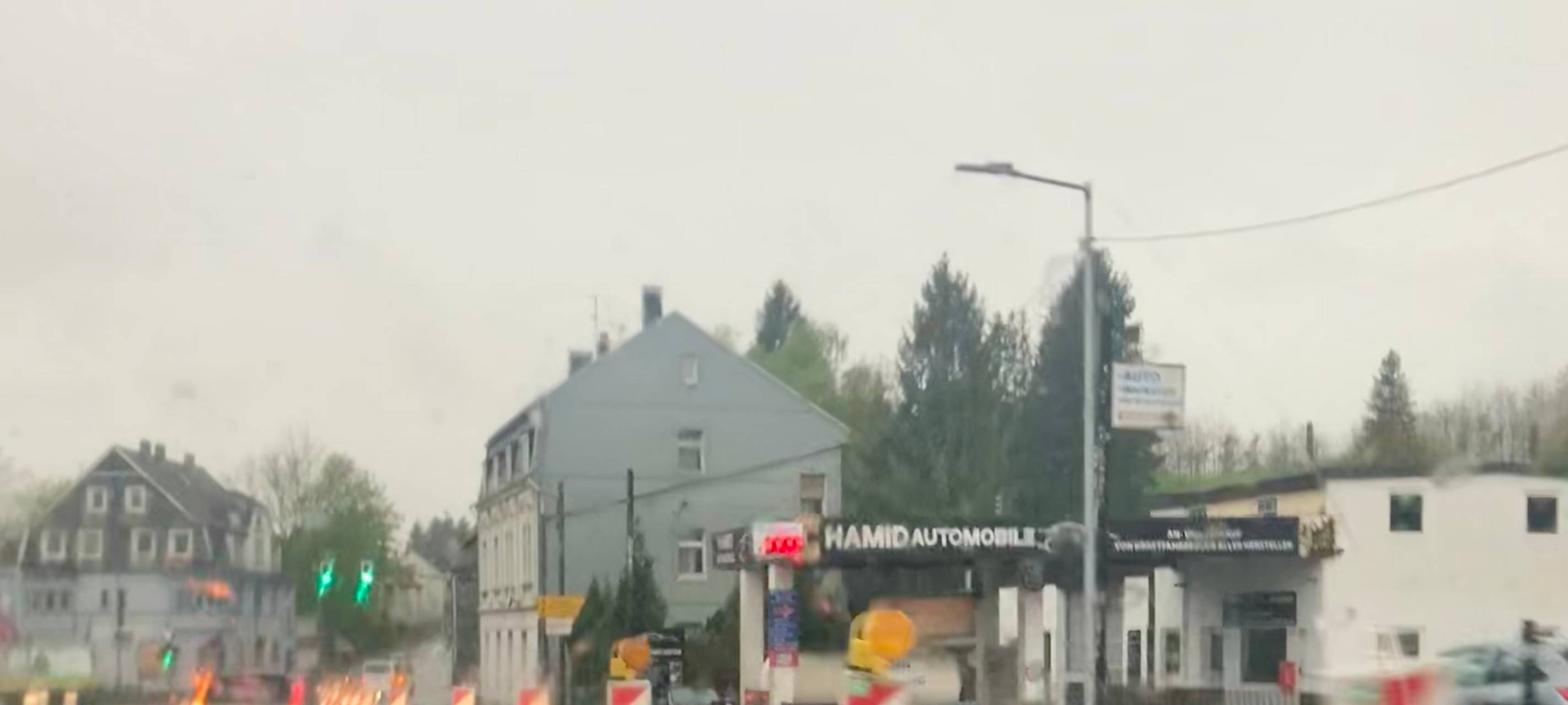 Provisorium am Wiedener Kreuz noch vor Pfingsten