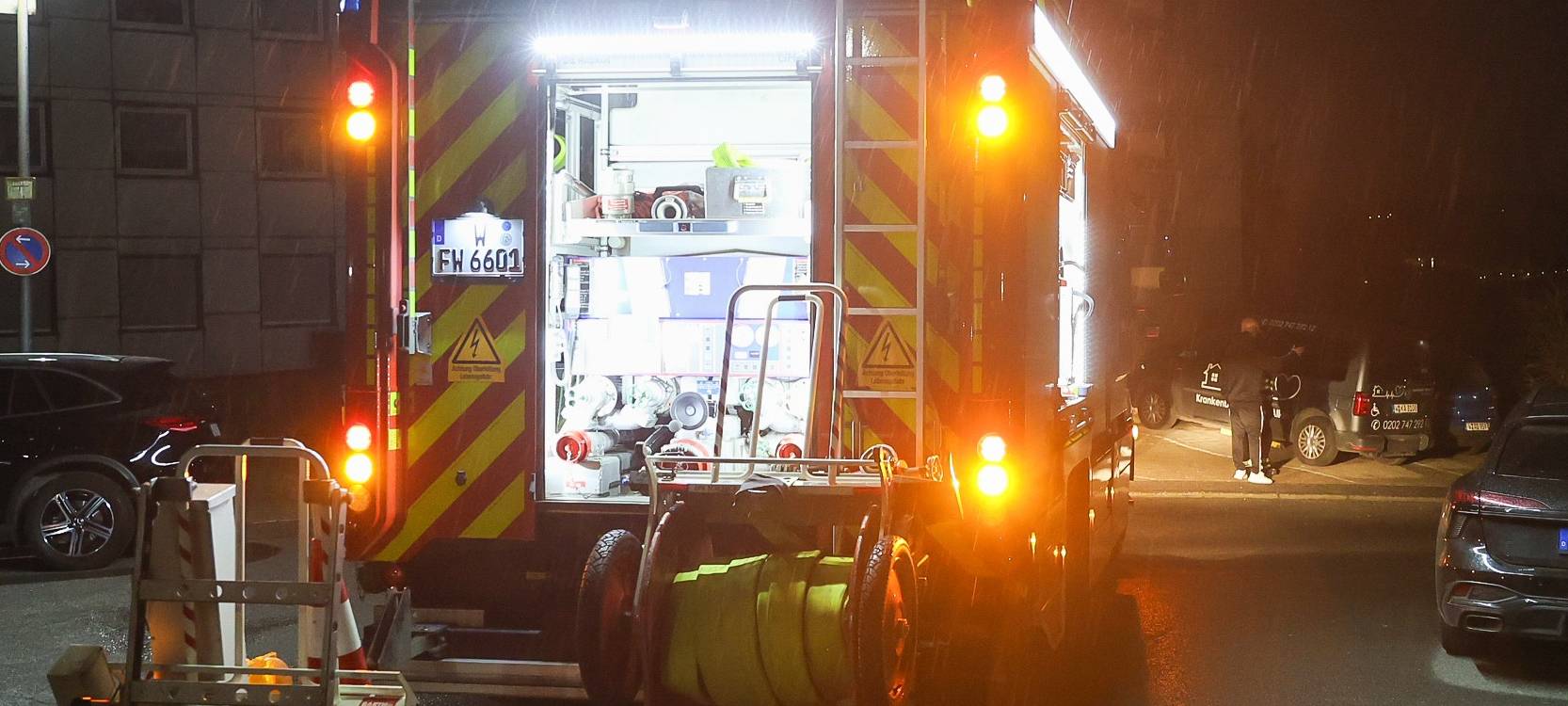 Autobrand auf der Rostocker Straße