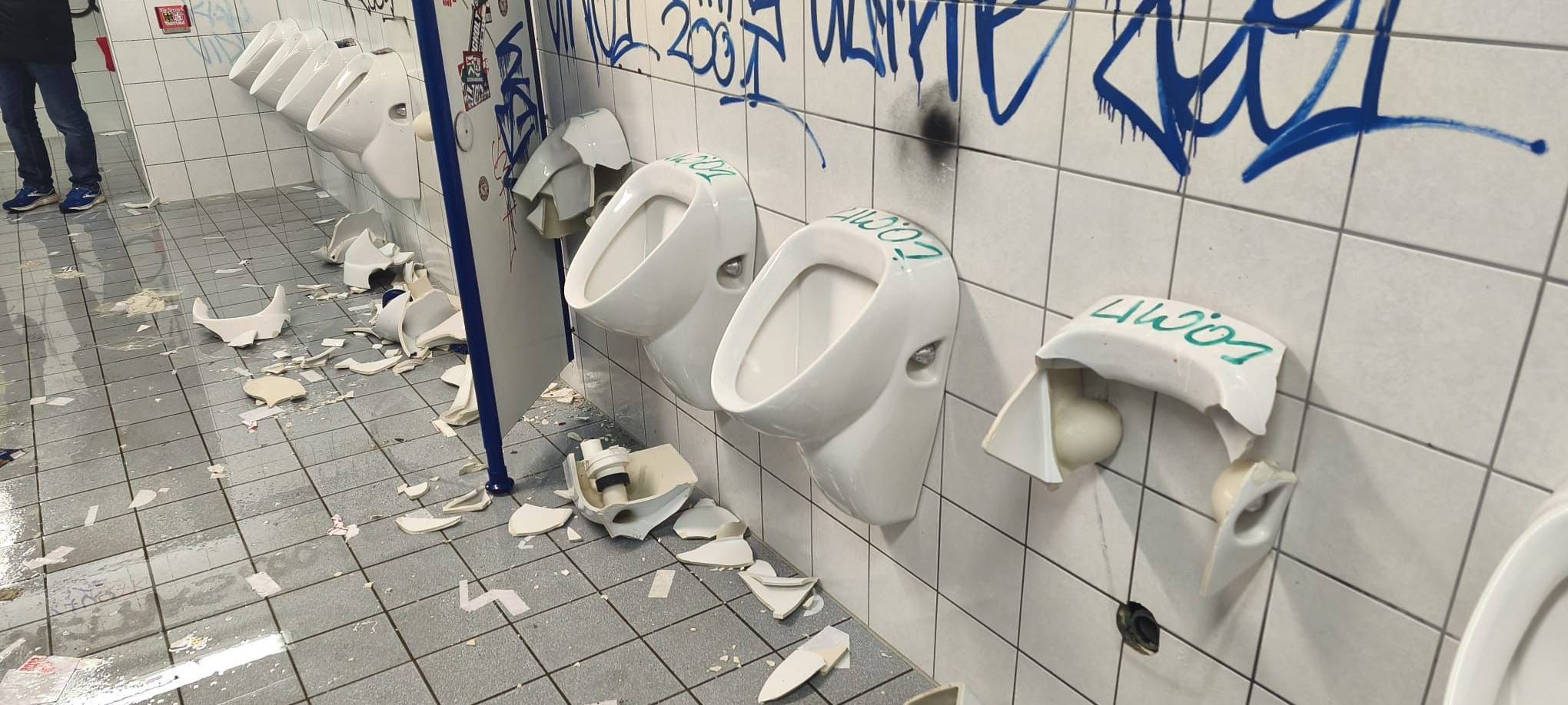 Vandalismus von WSV-Fans?