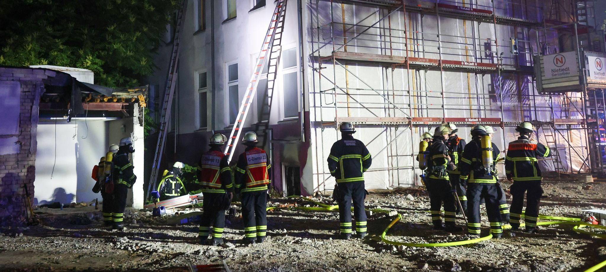 Brand in Hamburger Hotel