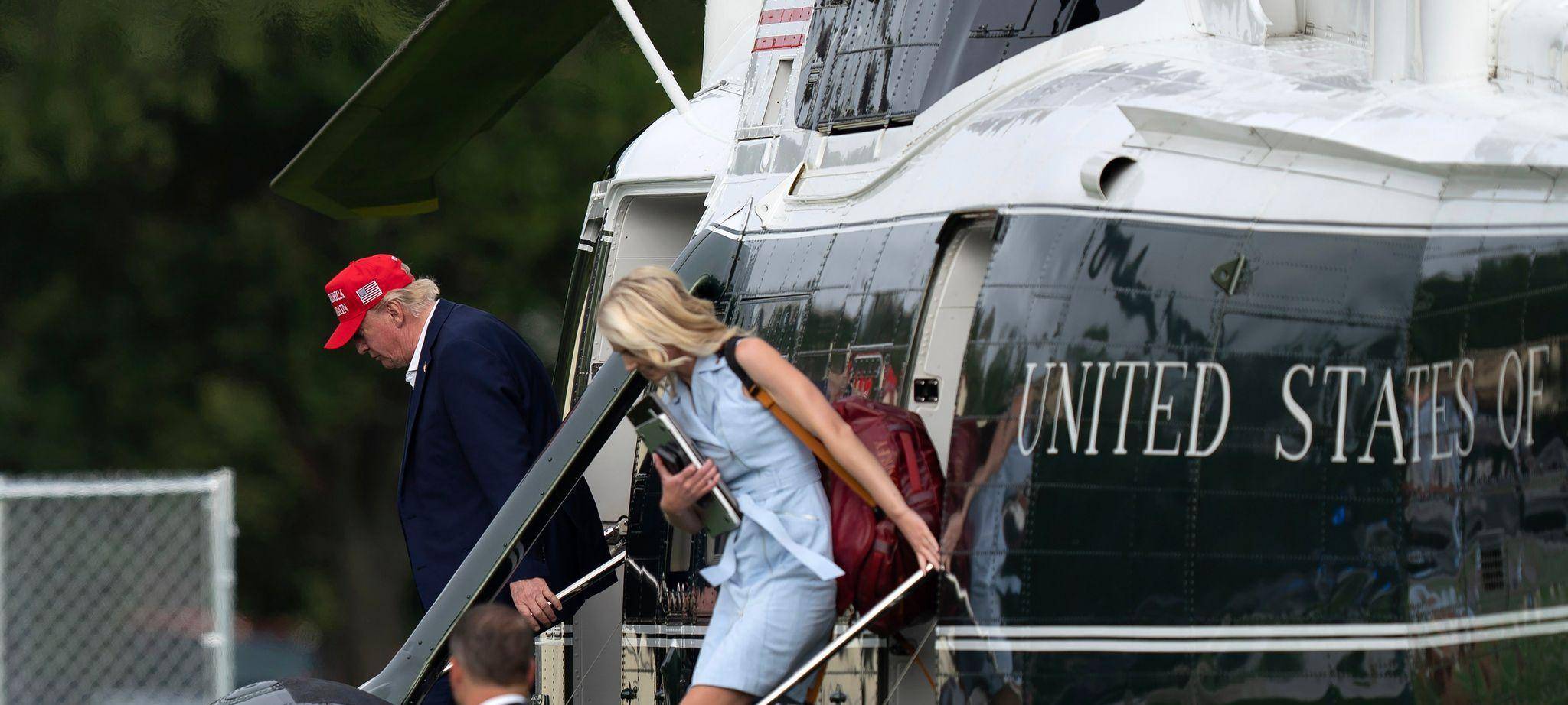Donald Trump und Natalie Harp