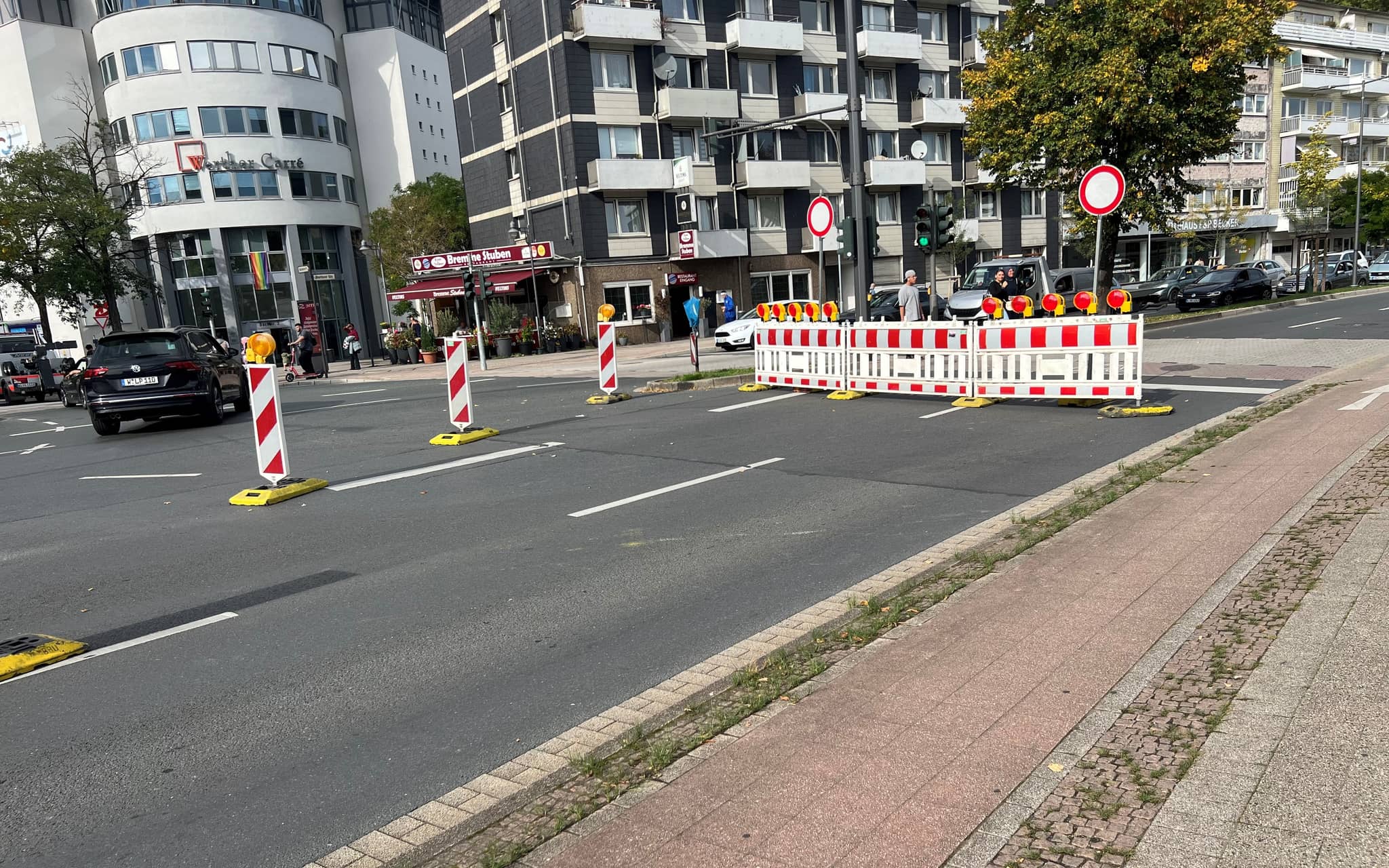 B7 in Wuppertal-Barmen gesperrt