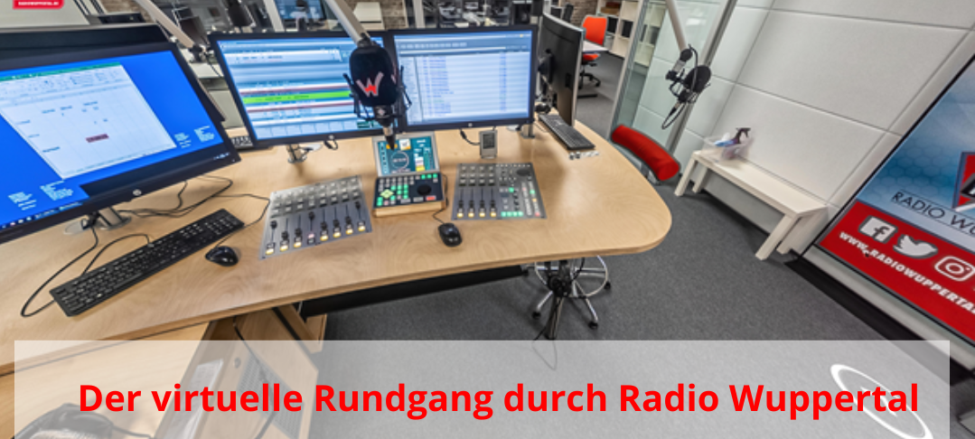 Virtueller Rundgang durch Radio Wuppertal